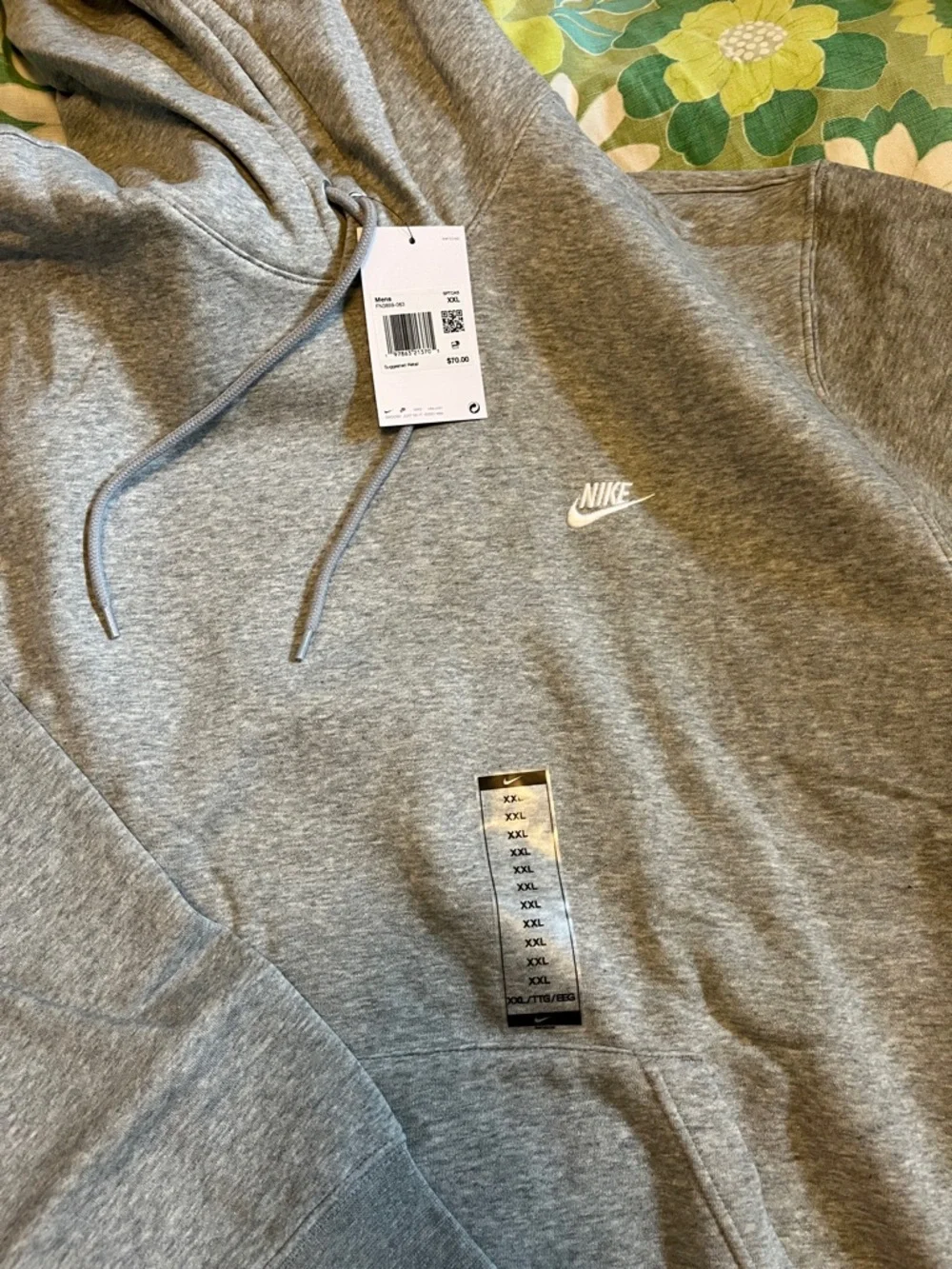 Grey Nike hooded sweatshirt - Picture 2 of 3
